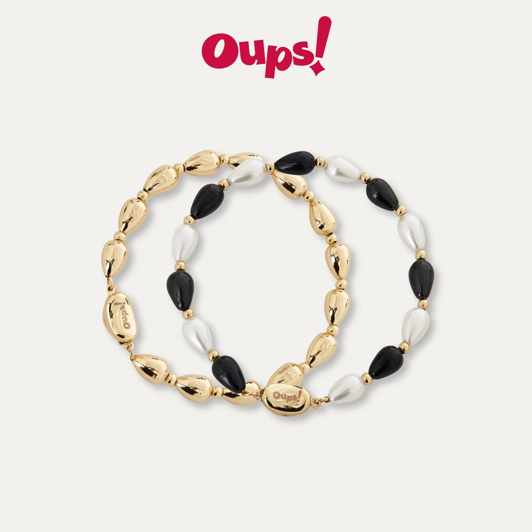 铜合金玻璃手链 阿烁中古Oups 正品手链as9505