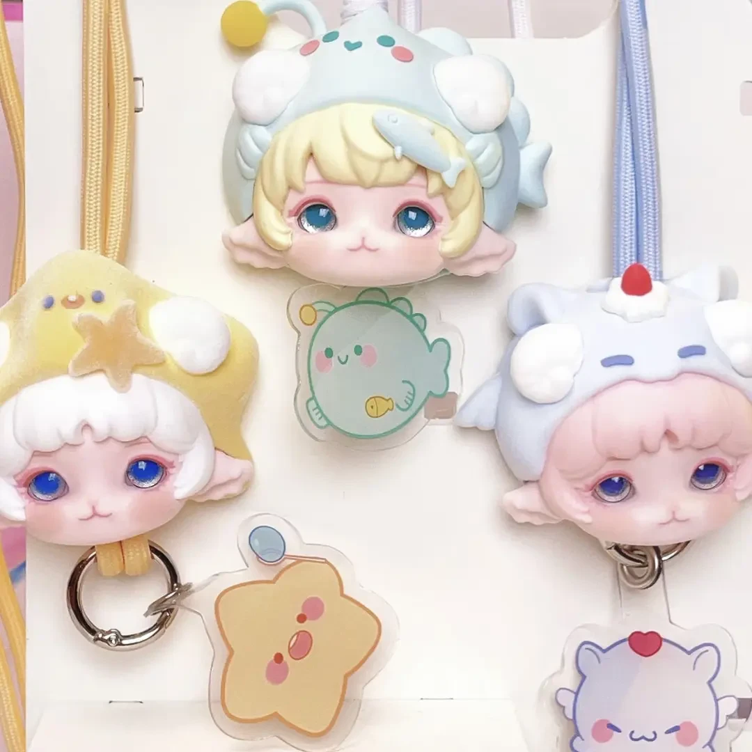 悠悠拆盒！Mimia 新品米卷的海洋派对挂绳系列盲盒潮玩具周边挂件