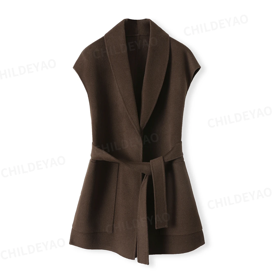 Childe Yao『摩登都市』 气质成熟羊毛显瘦收腰坎肩马甲N407029