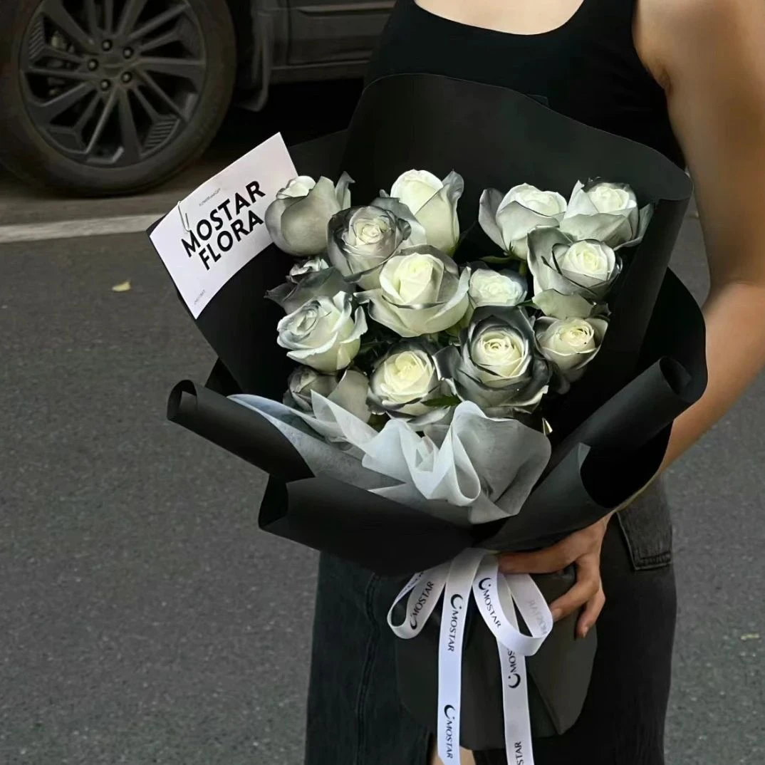 黑骑士玫瑰花束鲜花礼物送男友生日鲜花同城配送附近小时达上门