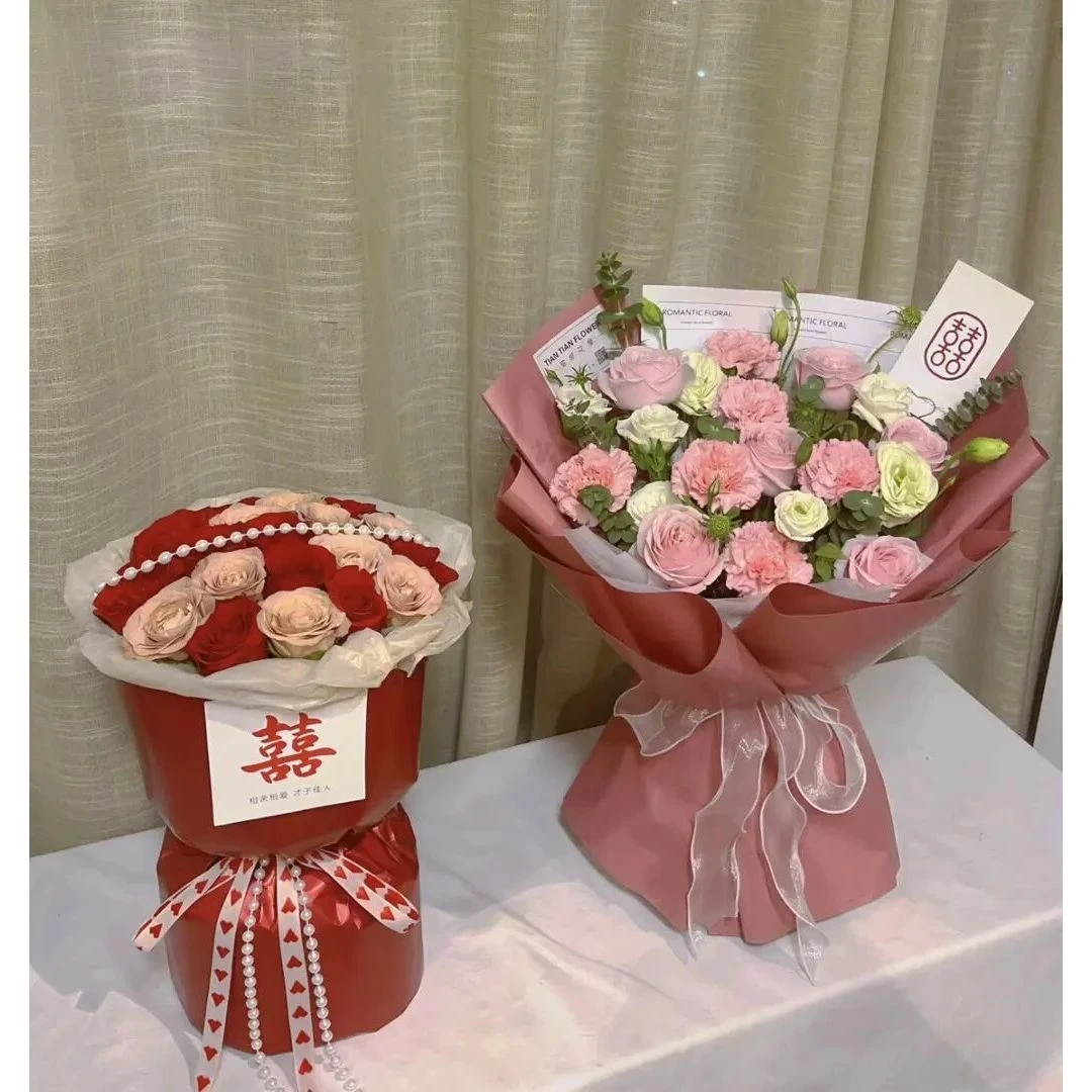 结婚订婚玫瑰花束送老婆送丈母娘鲜花花束2小时全国同城免费配送