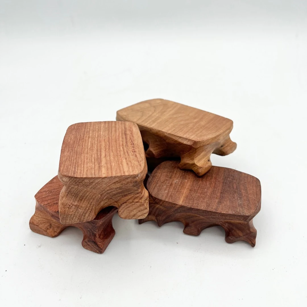 花梨木-随型小底座杯垫办公室家用客厅家用摆件 尺寸4-8公分