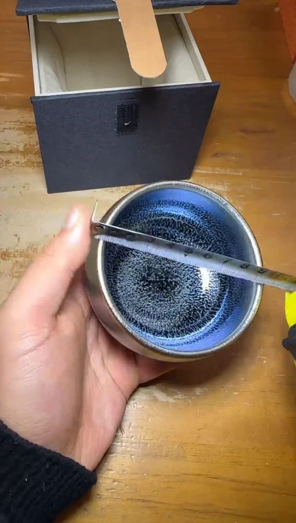 【闪购商品】瓷茶盏蓝麒麟禅定