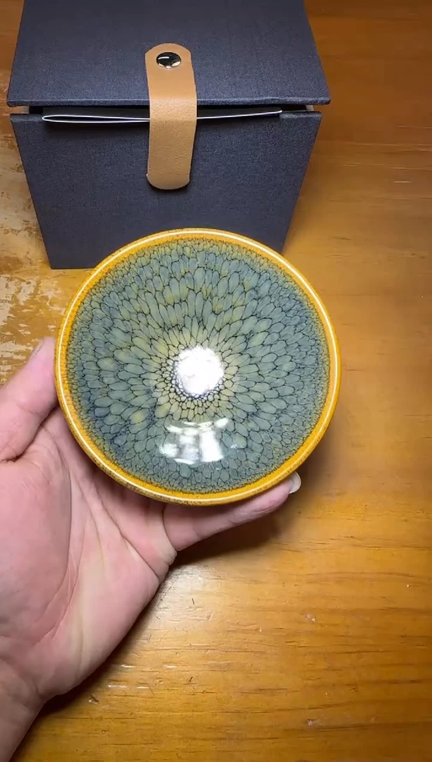 【闪购商品】瓷茶盏严记鹧鸪斗笠