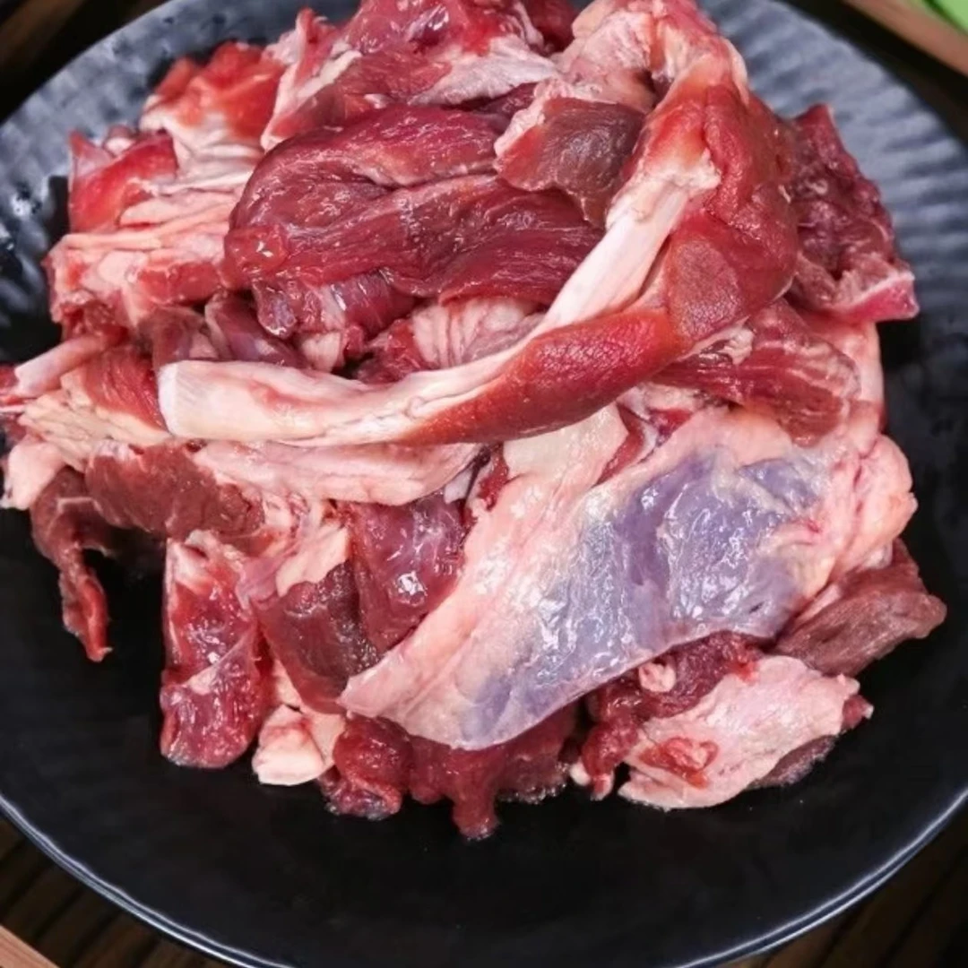国产鲁西黄牛筋膜肉，新鲜小黄牛3斤/5斤筋膜肉，顺丰包邮速冻发货