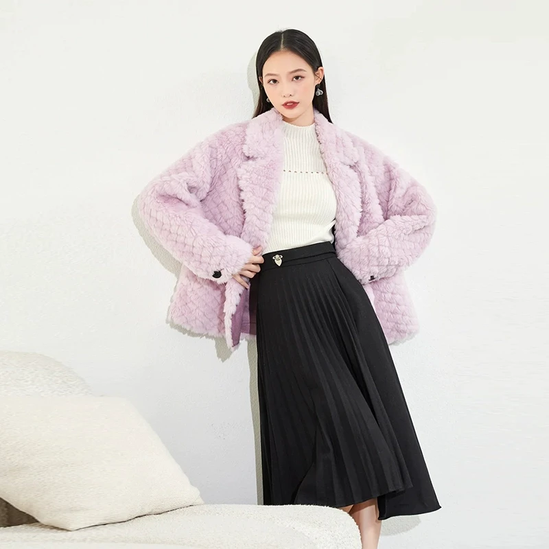 【优】绵羊毛修身气质百搭打底衫2024冬季商场撤柜女装