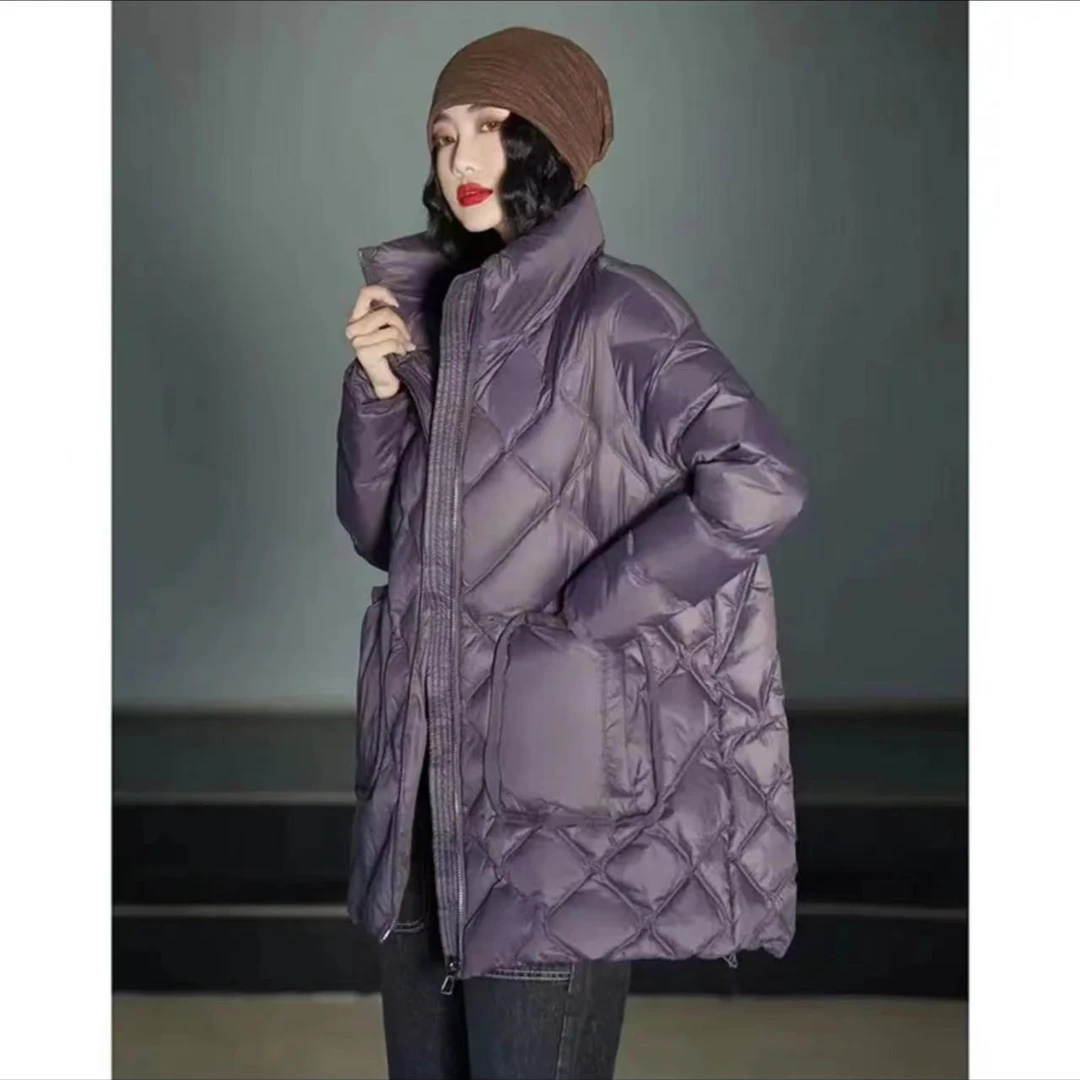 28206韩版宽松百搭羽绒服