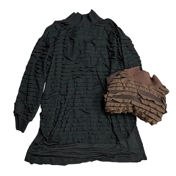 6016韩版荷叶边上衣