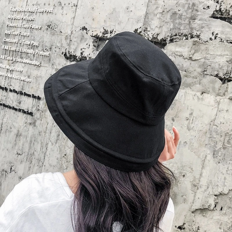 X1042韩版潮流休闲时尚纯色百搭女士渔夫帽