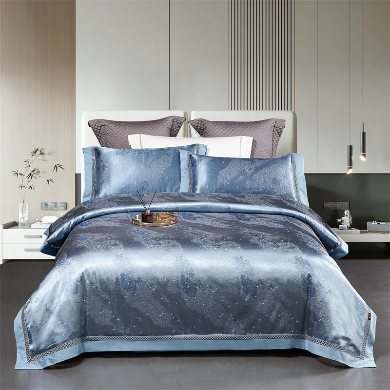 【麦多】2025品牌爆款色织提花四件套-宇宙之谜