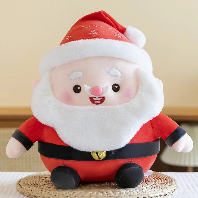 卡通圣诞老人玩偶可爱公仔毛绒玩具布娃娃儿童圣诞节礼物送女朋友