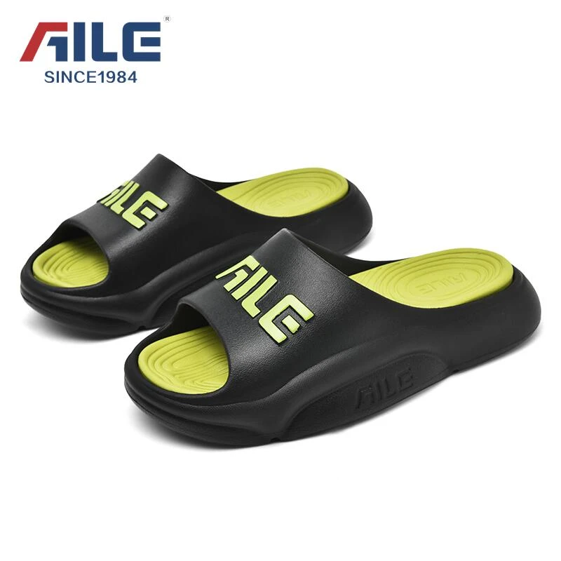 AILE/爱乐爱乐情侣踩屎感休闲夏季户外外穿运动拖鞋厚底防滑拖鞋