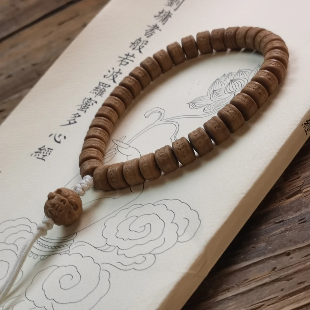 文玩猴头核桃雕刻猴嘎手持手串单圈卡11mm左右