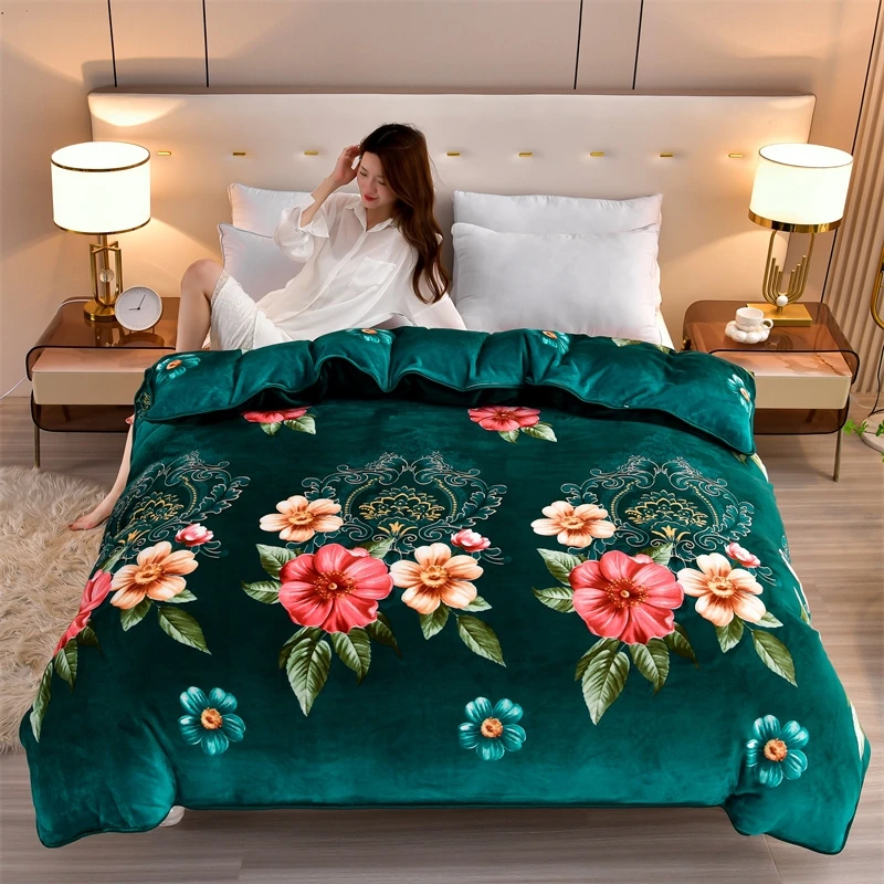 【单品被套】秋冬新款加厚加绒牛奶绒被套双面绒被罩单人双人绒被套