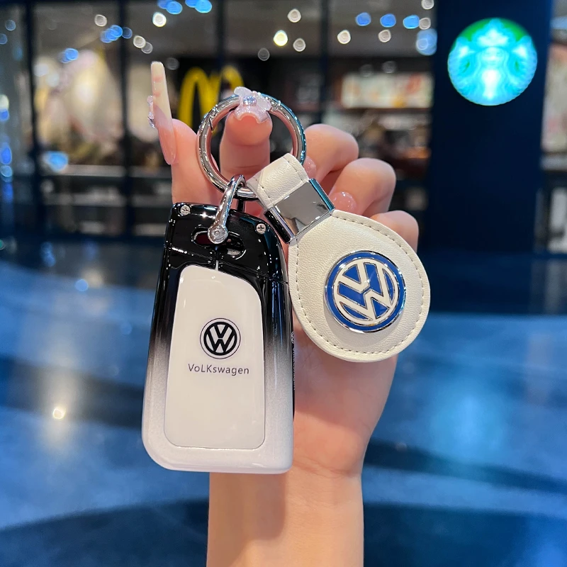 大众途观l钥匙套24款探岳迈腾330速腾帕萨特宝来朗逸车途岳扣包壳