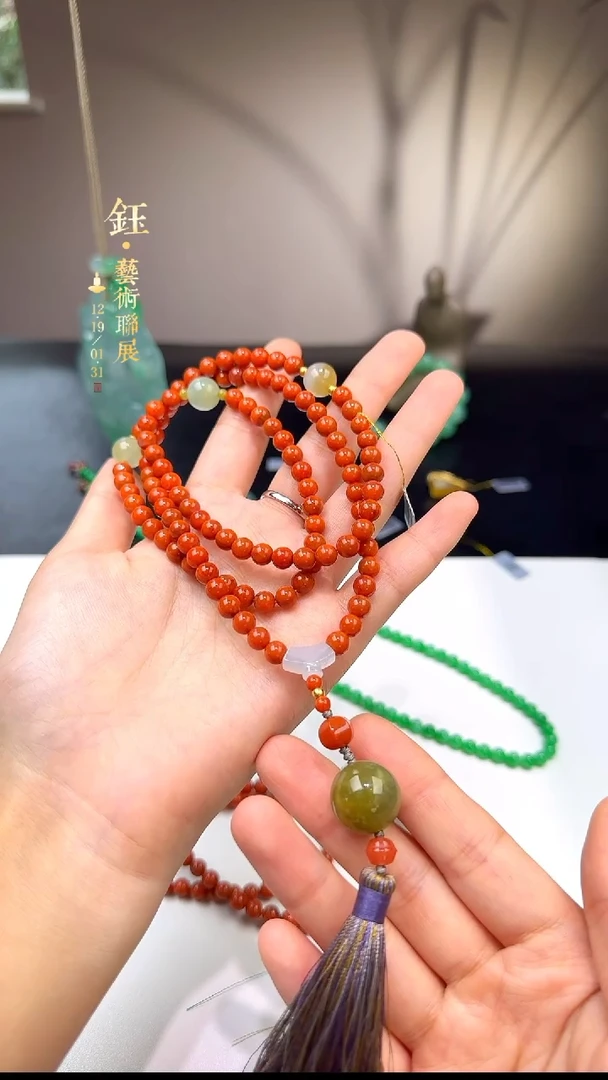 【闪购商品】定制翡翠珠链未镶嵌鑫
