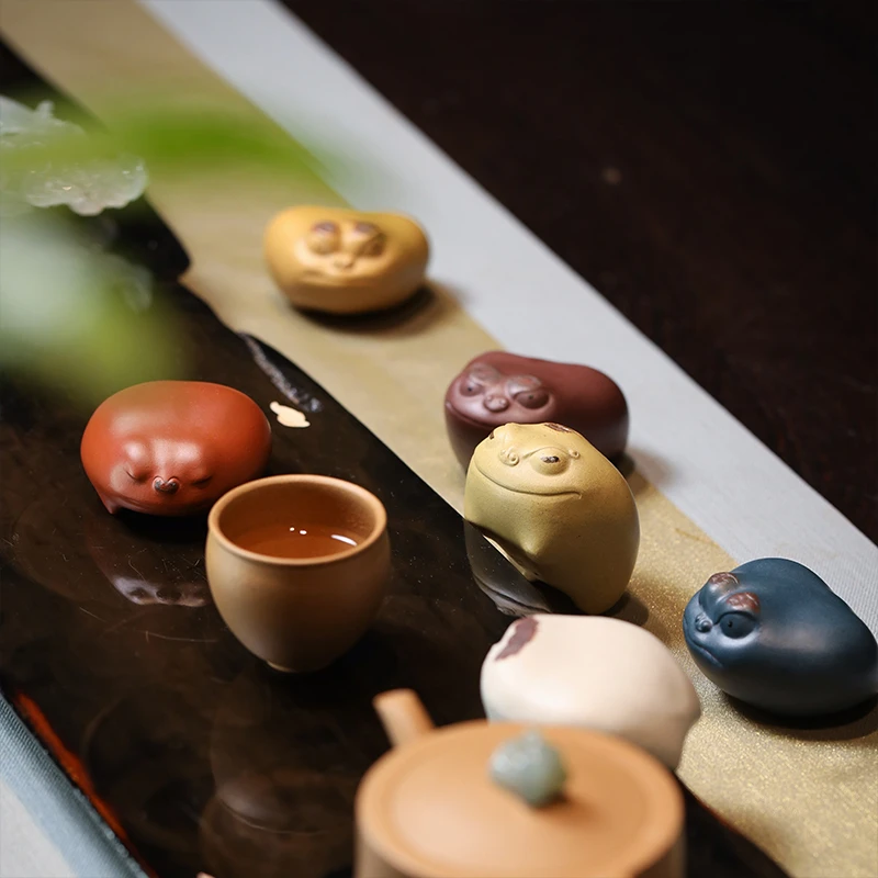 【庄家翡翠】轮回 紫砂 茶宠摆件
