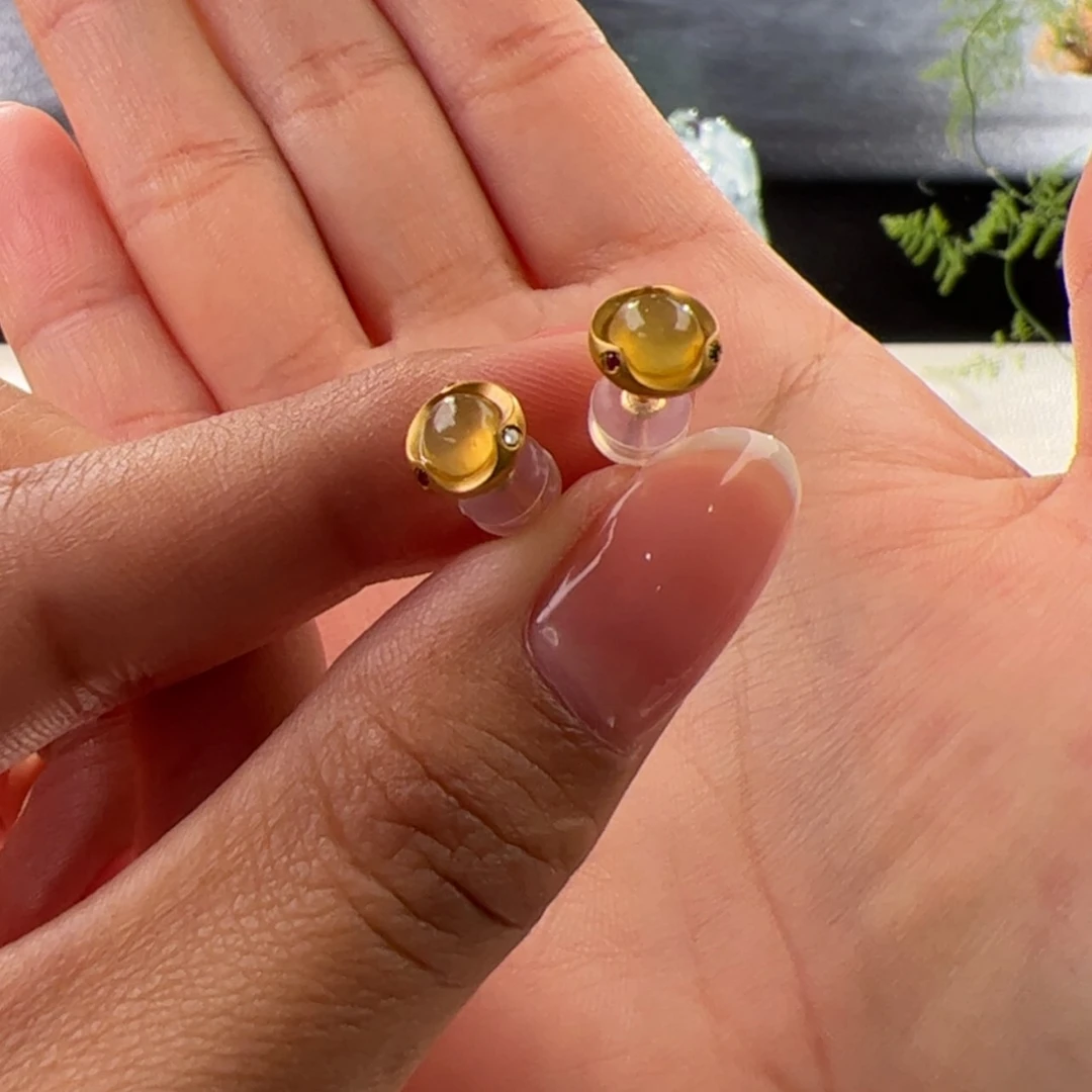 【闪购商品】定制翡翠娇18K金镶嵌