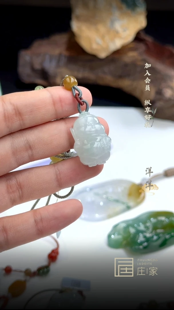 【闪购商品】翡翠挂件未镶嵌洋 不动明王属相鸡