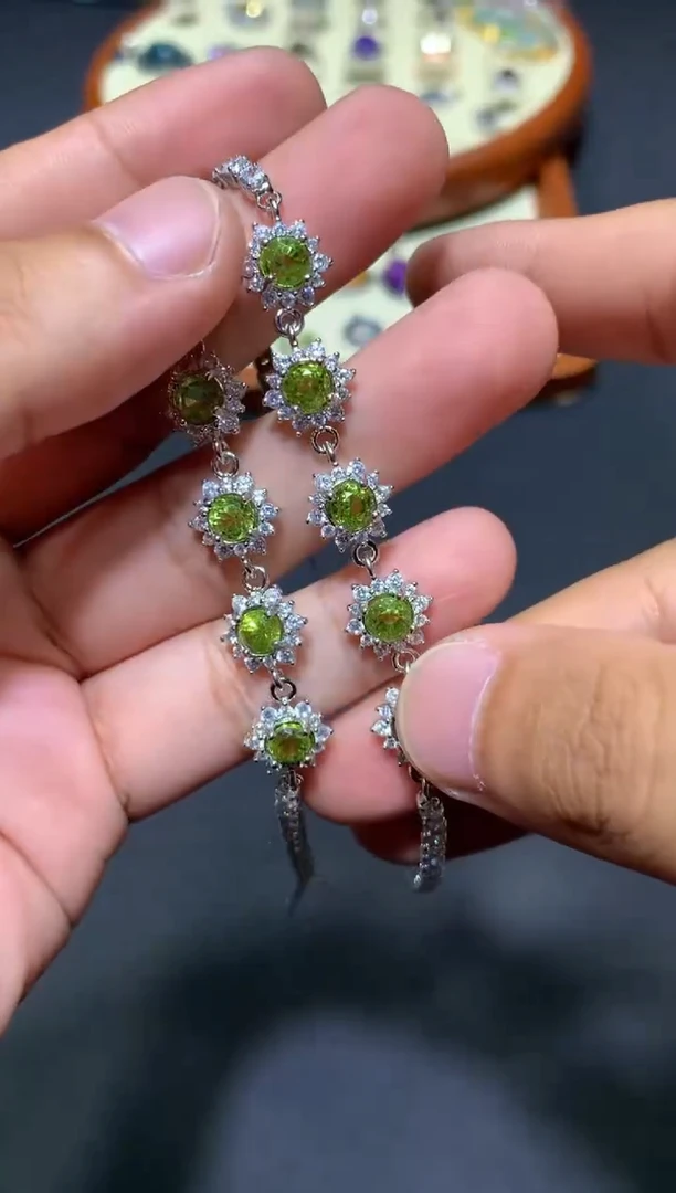 【闪购商品】橄榄石手链未镶嵌G105【随机发货 只发一个】