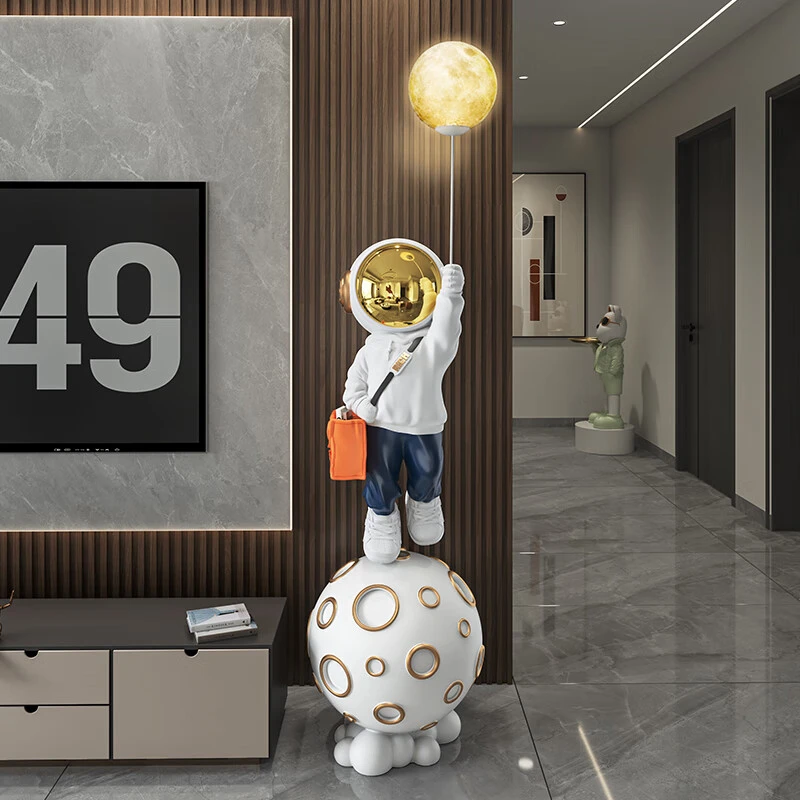 新房太空人宇航员高档送礼工艺品客厅落地大号摆件装饰品网红礼物