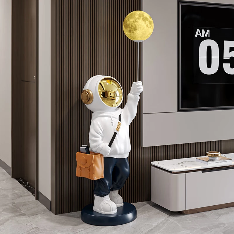 宇航员大型高档落地摆件轻奢太空人大号客厅装饰品电视柜乔迁礼物