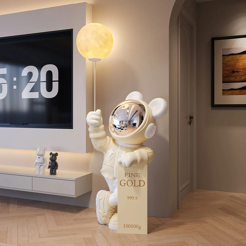 太空人宇航员大摆件客厅电视柜落地大型装饰品轻奢高端大气上档次