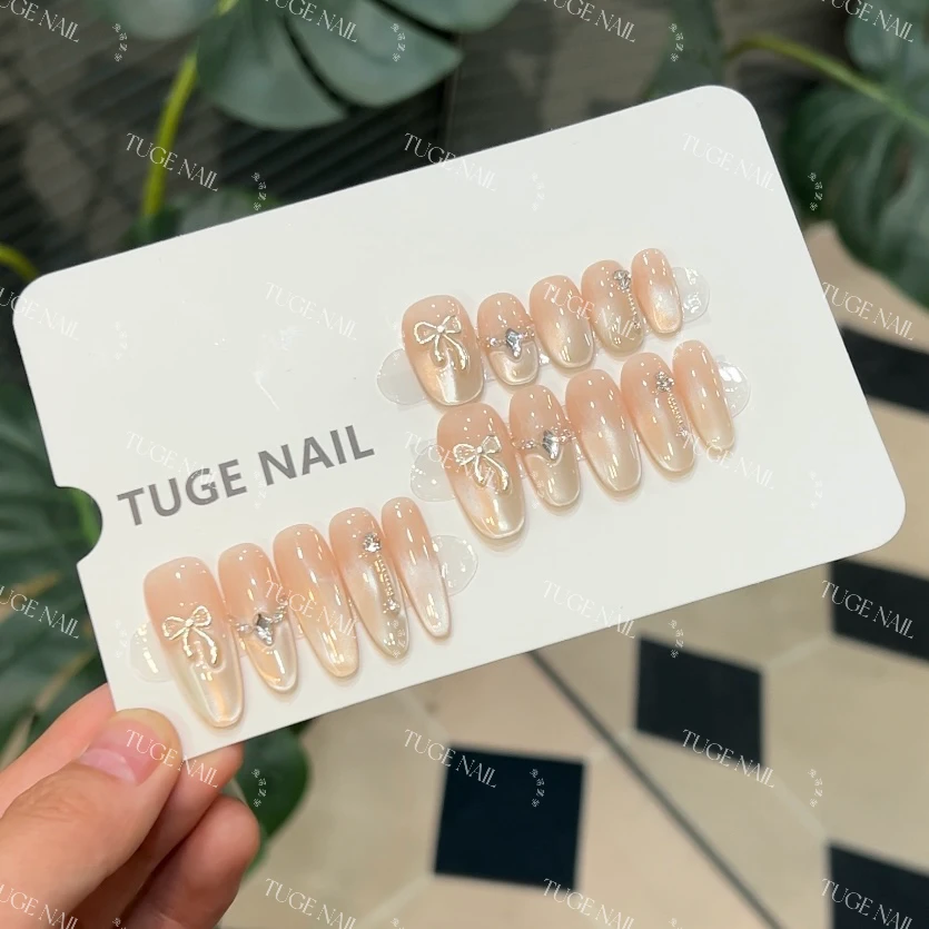 TugeNail "贝加尔湖”秋季风极简小众设计师自然系穿搭美甲-MM