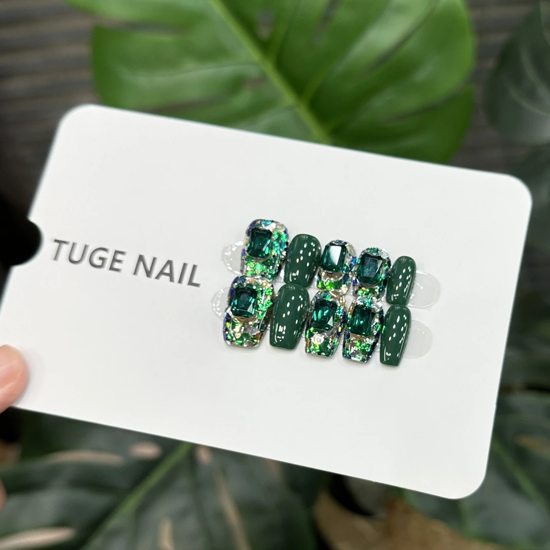 TugeNail "精致格调”【东洲水晶】夏季亮片带钻极简设计美甲TGY720