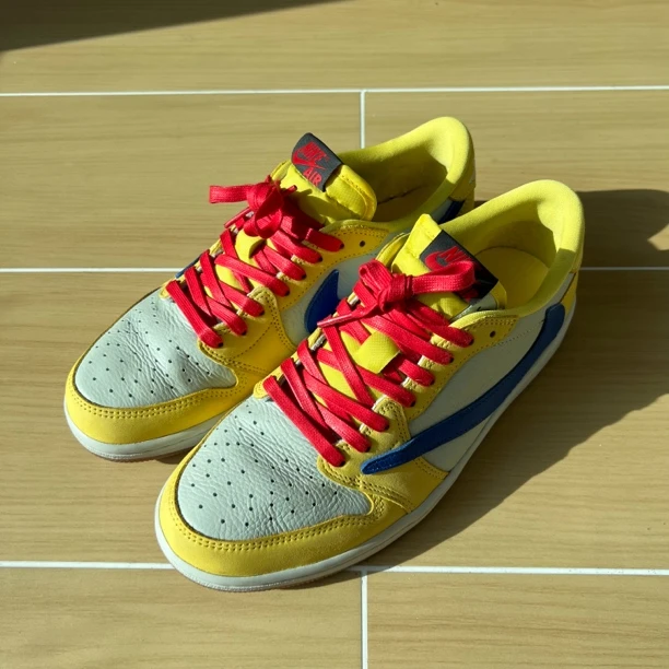 AJ1TS金丝雀 倒钩7.0 鞋码42/98新穿两次原盒/公价2659