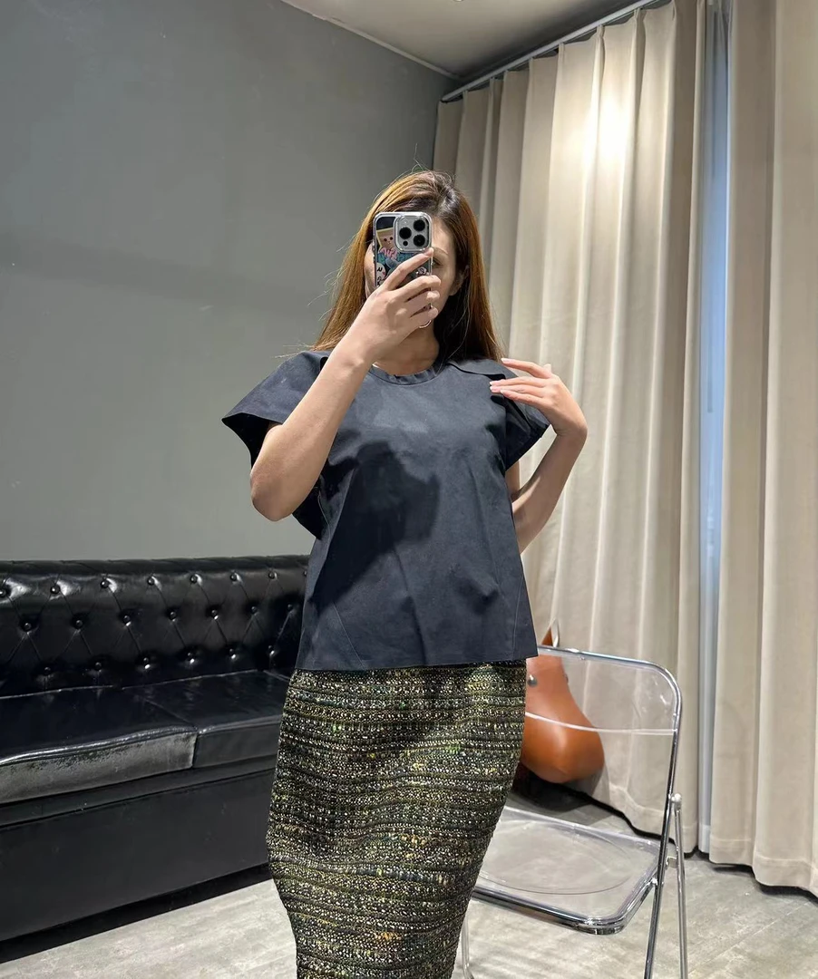 全新未使用 Balenciaga/巴黎世家 上衣无袖设计感黑色M/L码 2702