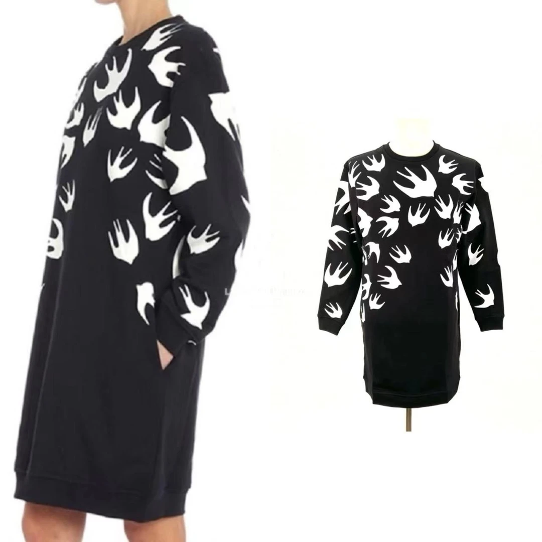 全新未使用 Alexander McQueen/亚历山大·麦昆 卫衣连衣裙   2513