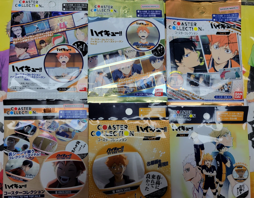 【跳跳熊】排球少年杯垫 第1.2.3.4 弹名场面1.2弹 2发包邮