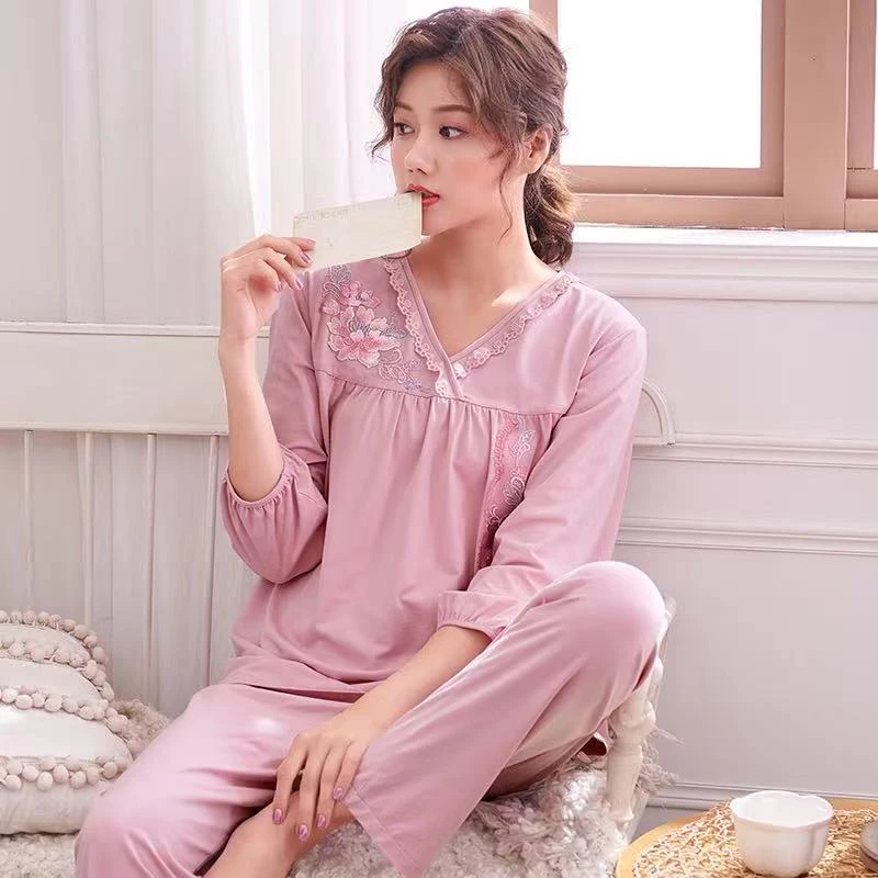 睡衣女春秋夏季女款爆款2025新款套装出门款夏天女士薄款家居服