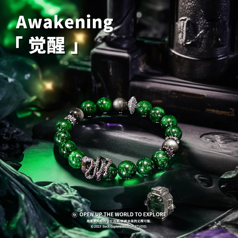 钛钢手链 手串珠男生首饰生日礼物男士小众高级感送男朋友实用女