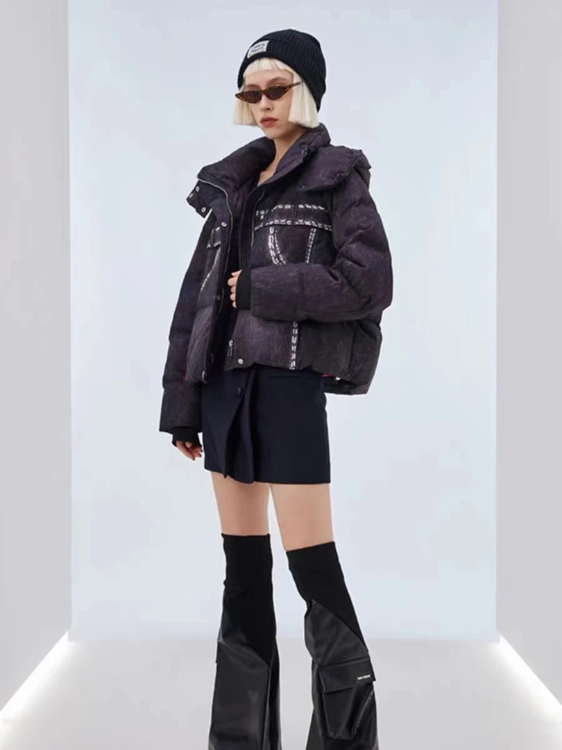 【丫头baby专属】维也娜休闲时尚保暖极寒羽绒服LG-1135