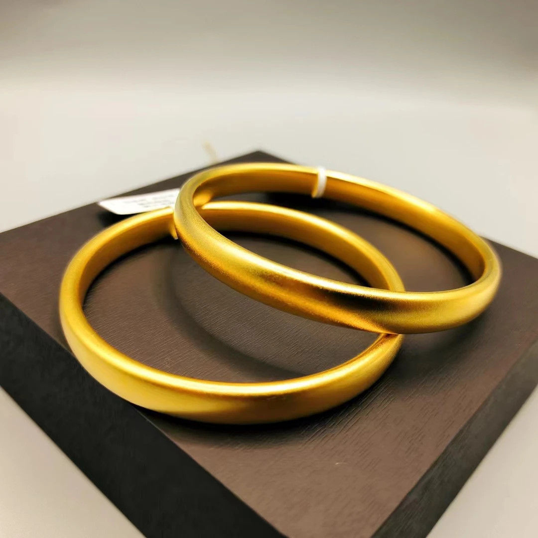 足银手镯 足银卡10宽扁口泥鳅背手镯