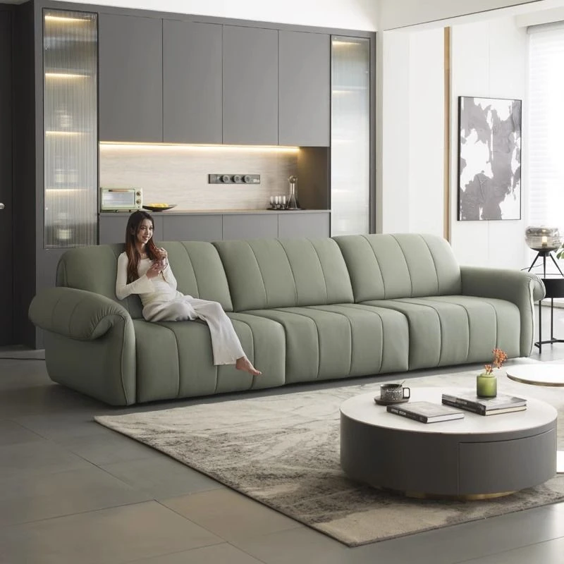 客厅牛皮电动多功能沙发智能沙发床两用遥控伸缩太空舱小户型真皮