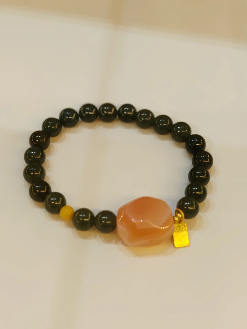 和田玉手串气质轻奢时尚女士百搭精美