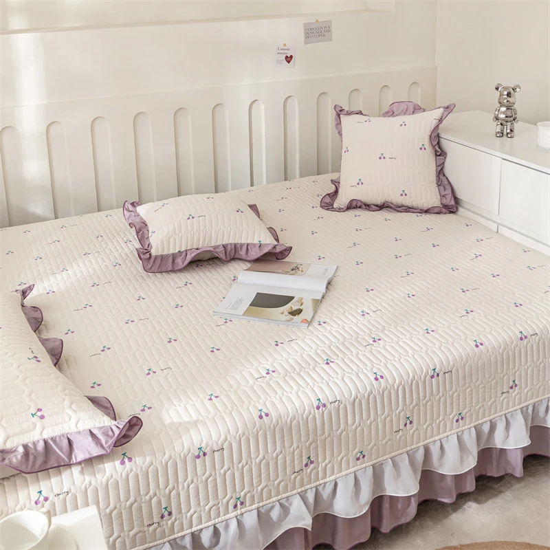 定做纯棉床盖大炕全棉榻榻米床单加厚夹棉防滑炕套罩单件四季通用