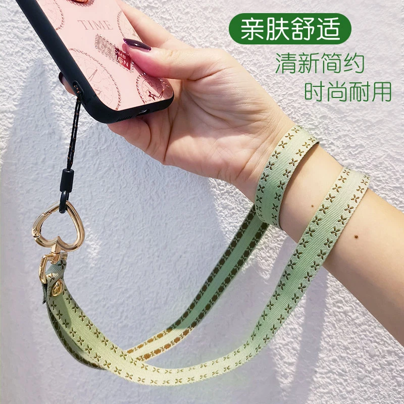 手机挂绳女款挂脖挂件网红新款宽布带子不勒脖适用苹果oppo华为壳