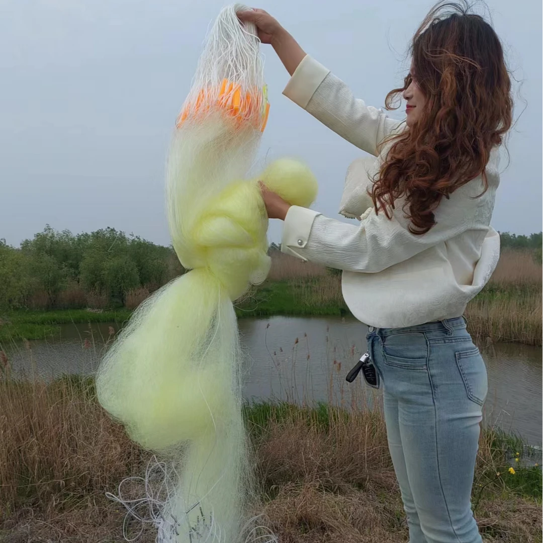 新款机器施压网坠不缠网不挂网三层渔网好收好放