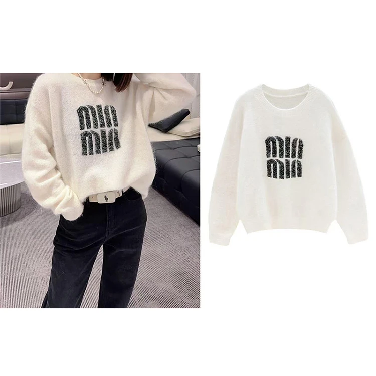 欧货高级感气质轻奢针织毛衣【心动告白】秋冬季新款时尚休闲上衣女