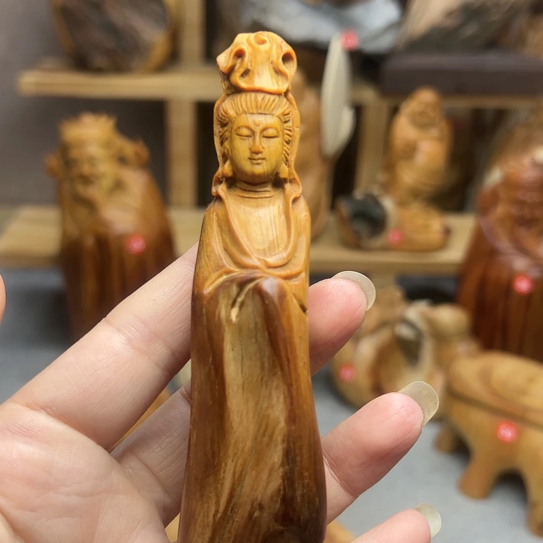 木用****8柏木摆件手把件