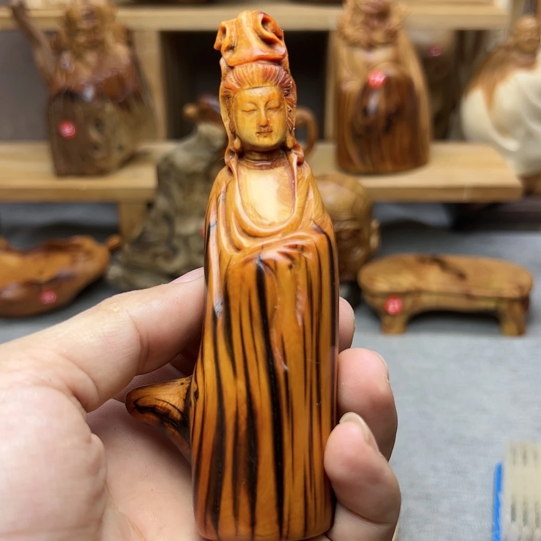 木江****阳柏木摆件手把件