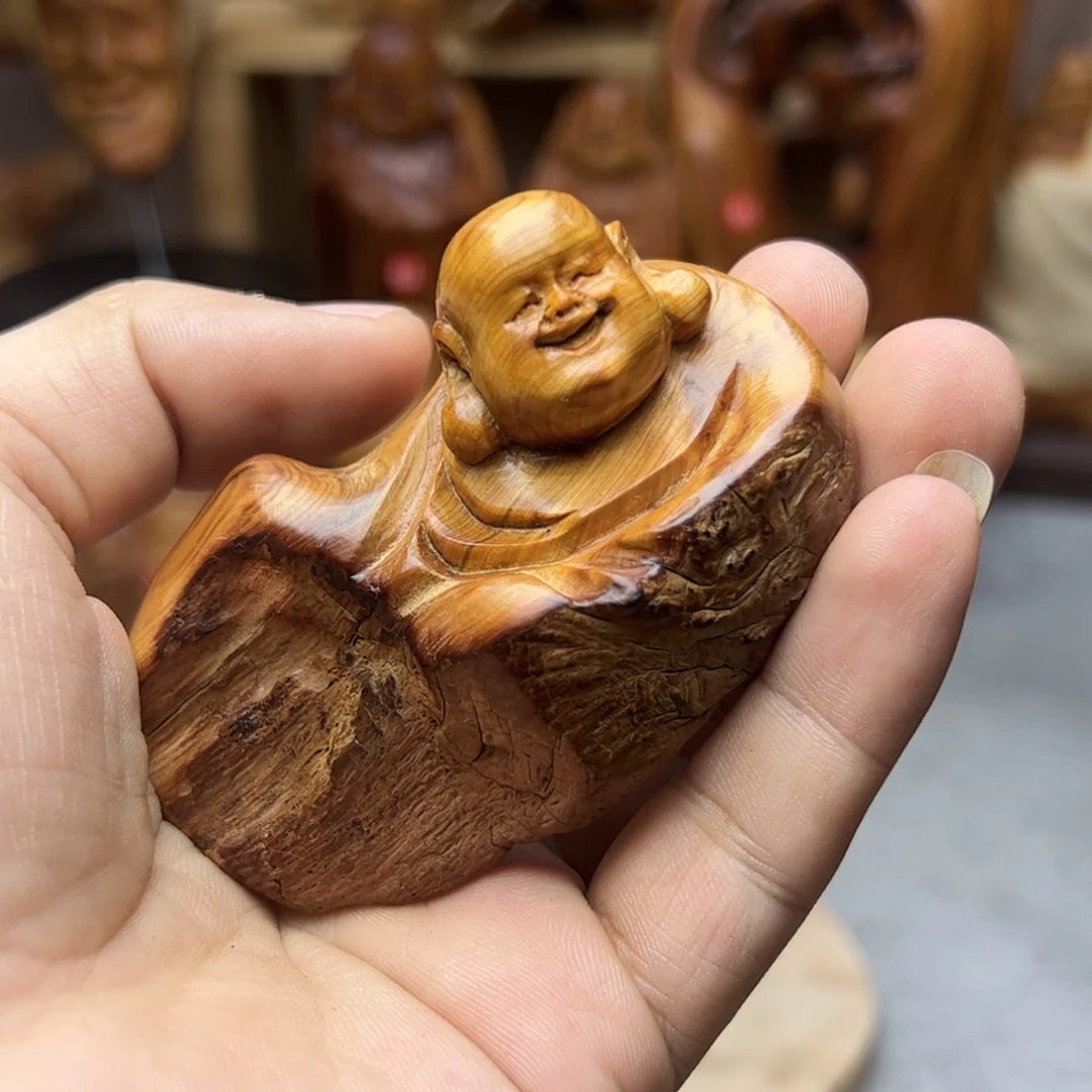 【闪购商品】木小****柏木摆件手把件