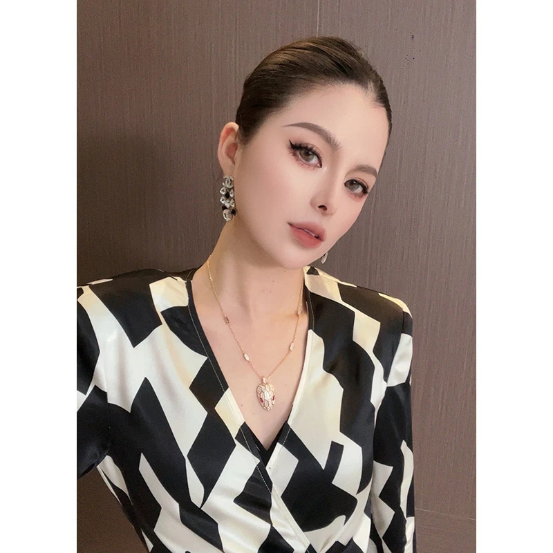 合金项链 重工蛇头项链XL26464