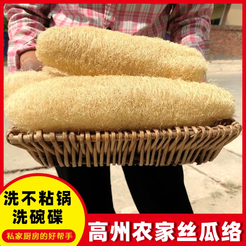 广东高州农家丝瓜络洗碗水瓜络洗碗筋丝瓜布洗碗洗锅3/5/10个5g