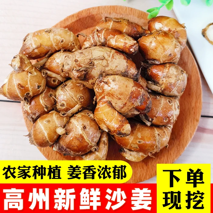 广东高州特产新鲜沙姜山奈农家自种1/2/3/4/5/6斤