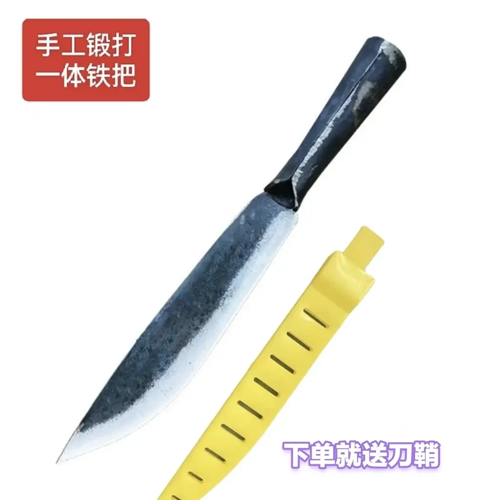 手工锻打杀猪刀放血刀长款锋利屠宰专用刀全套分割刀开边刀杀羊刀